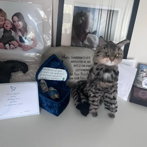 Handmade Furry Pet Statue photo review