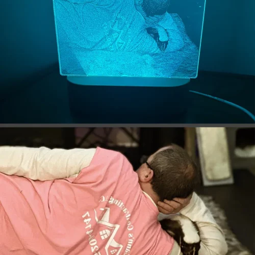 Custom Acrylic 3D LED Lamp photo review