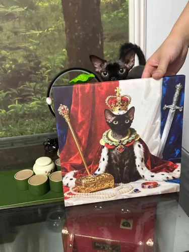 Unframed Pet Portrait Wall Art photo review