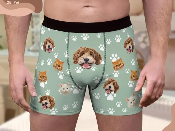 Personalized Dog&Cat Men's Underwear