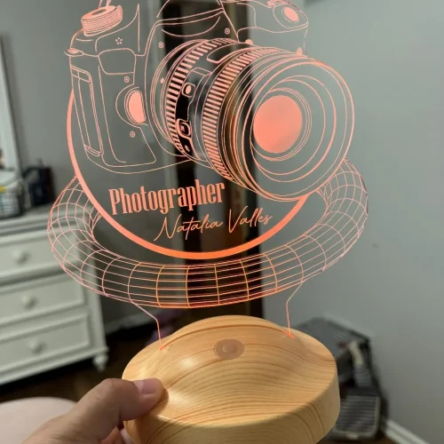 Custom Acrylic 3D LED Lamp photo review