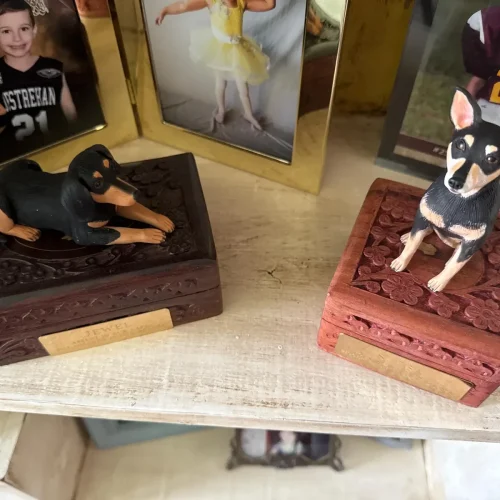 Handmade Soft Ceramic Pet Statue photo review