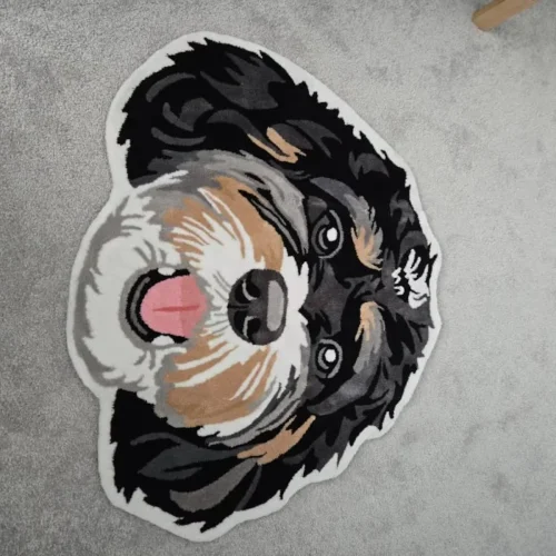 Custom Free-Shape Pet Rug – Any Shape, Any Design, Any Photo photo review