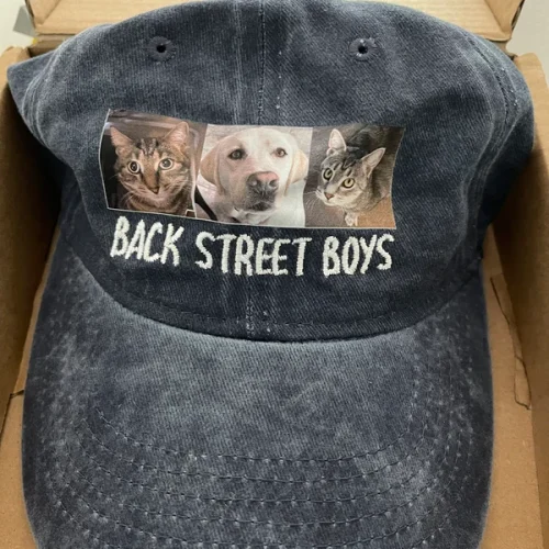 Custom Text Baseball Cap photo review