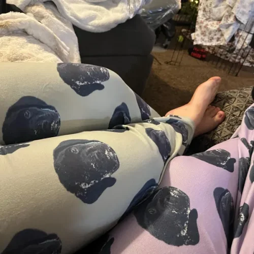 Personalized Pet Photo Pajama Pants photo review