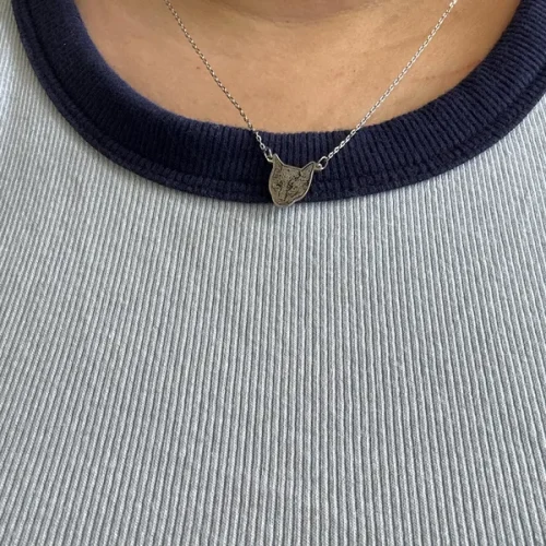 Custom Pet Portrait Necklace photo review