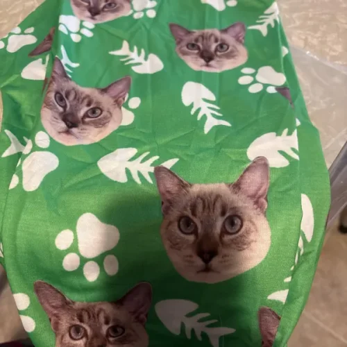 Personalized Pet Photo Pajama Pants photo review