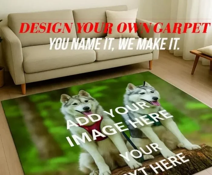 Custom Pet Area Rug