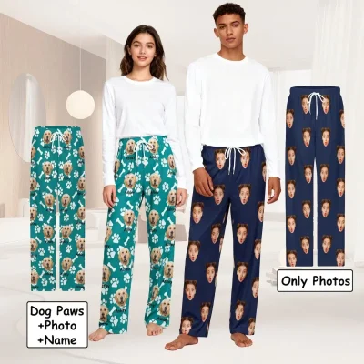 Personalized Pet Photo Pajama Pants