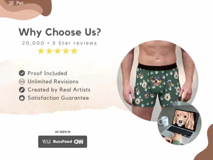 Personalized Dog&Cat Men's Underwear