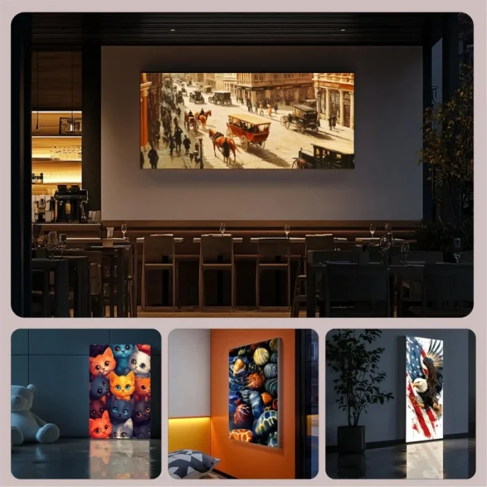 Custom LED Lightbox Wall Art