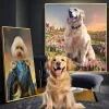 Framed Pet Portrait Wall Art