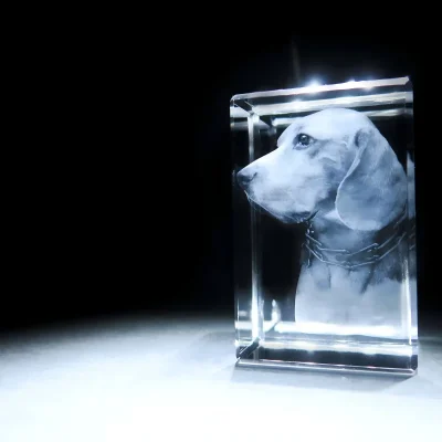 3D Tower Memorial Photo Crystal